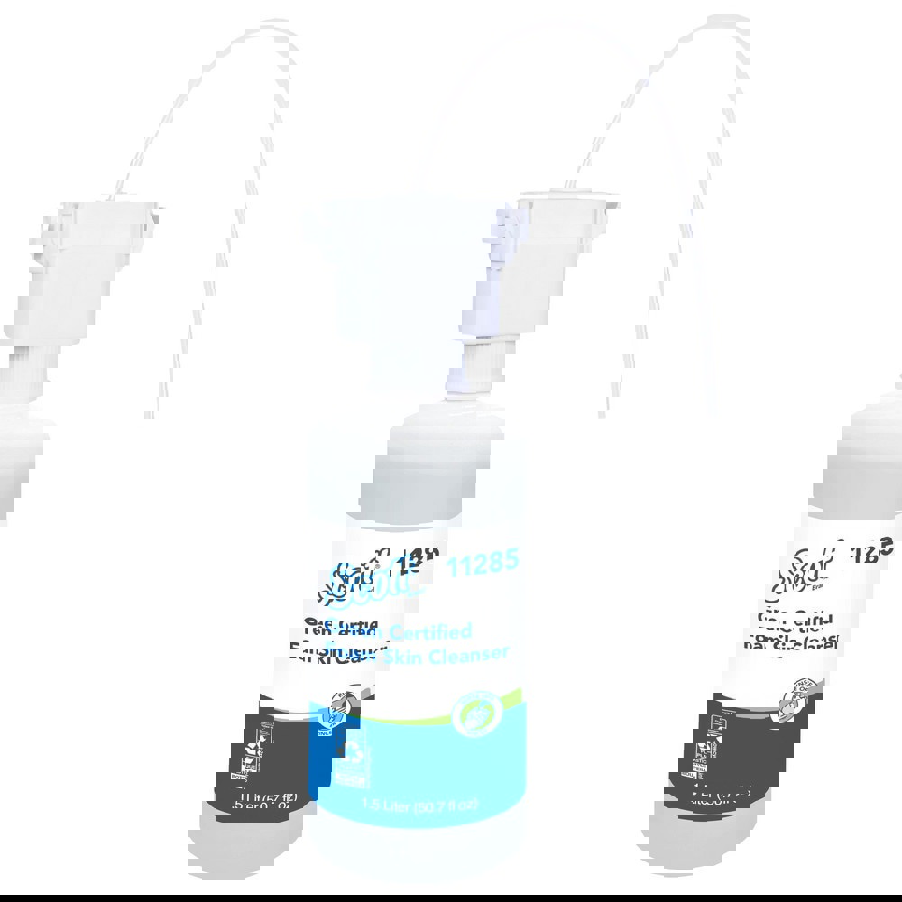 Essential Green Certified Foam Skin Cleanser Refill, Fragrance-Free, 1,500 mL, 2/Carton